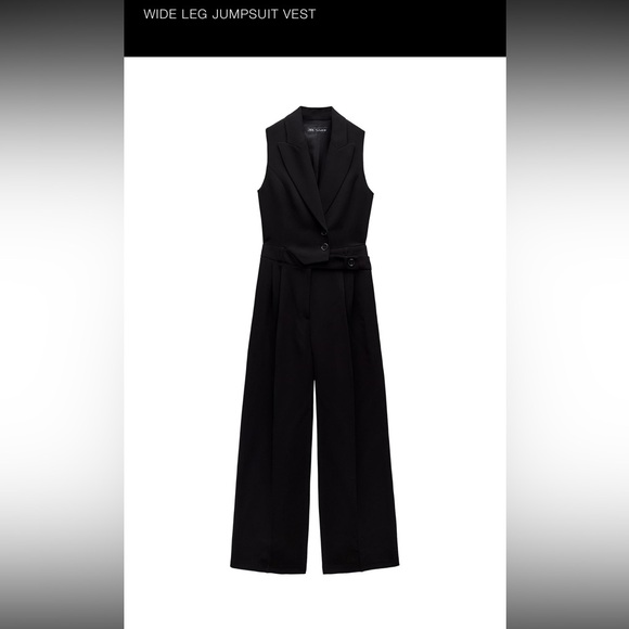 Zara Pants - Zara Wide Leg Jumpsuit